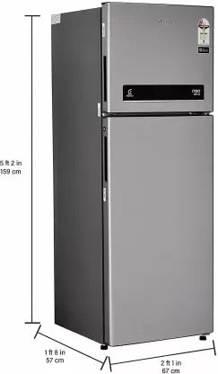 Whirlpool 265 L Frost Free Double Door 2 Star Refrigerator (Magnum Steel, NEO DF278 PRM MAGNUM STEEL (2S)-N) Whirlpool 265 L Frost Free Double Door 2 Star Refrigerator (Magnum Steel, NEO DF278 PRM MAGNUM STEEL (2S)-N)